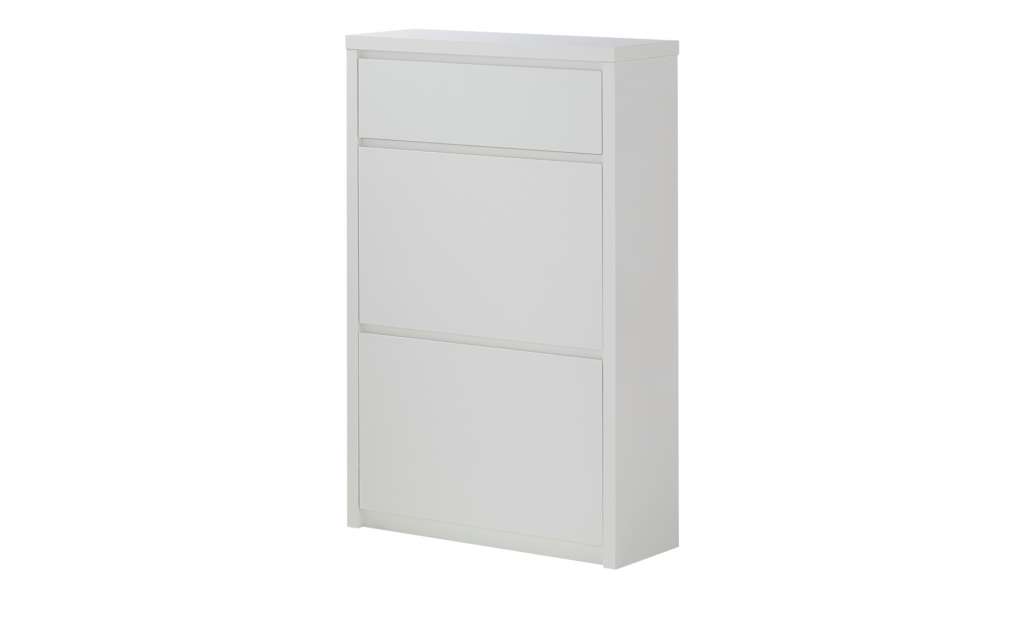 Schuhschrank  Cabino ¦ weiß ¦ Maße (cm): B: 70,2 H: 107,4 T: 25 Garderoben & Kleiderstangen > Schuhschränke - Höffner