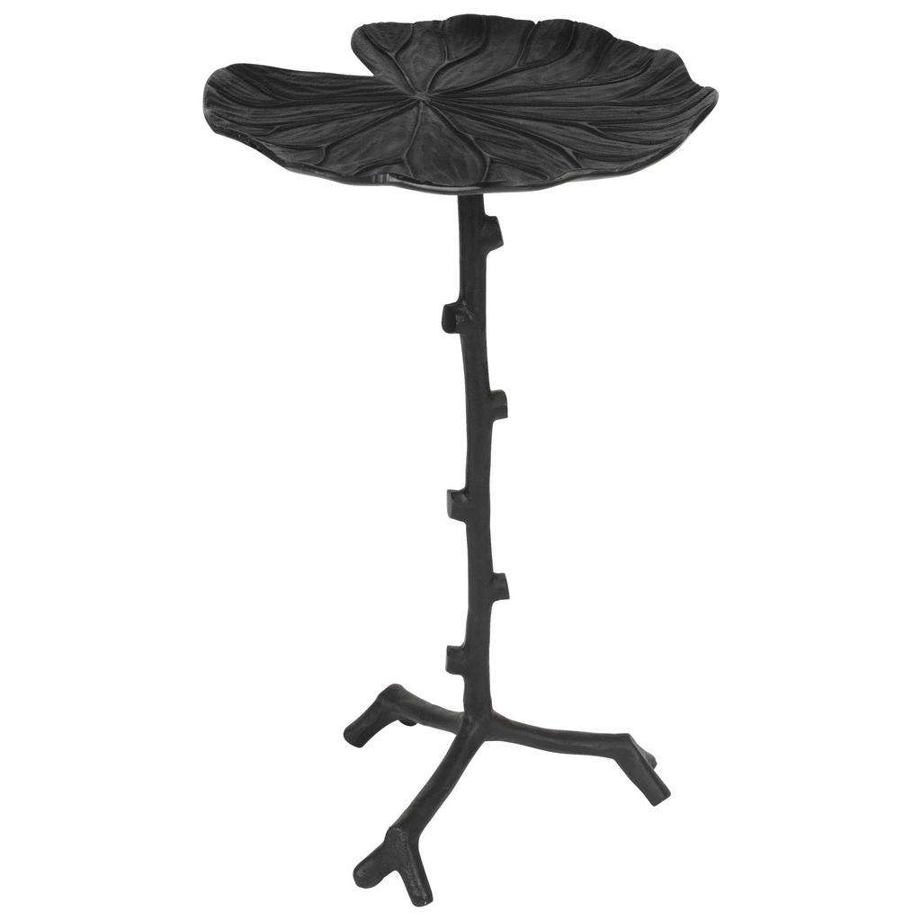 XXXL BEISTELLTISCH rund Schwarz
