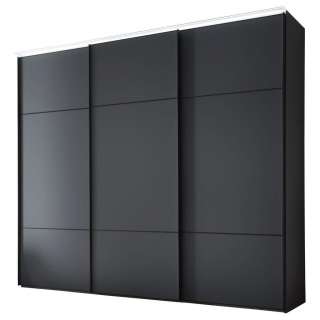 Moderano SCHWEBETÜRENSCHRANK 3-türig Grau
