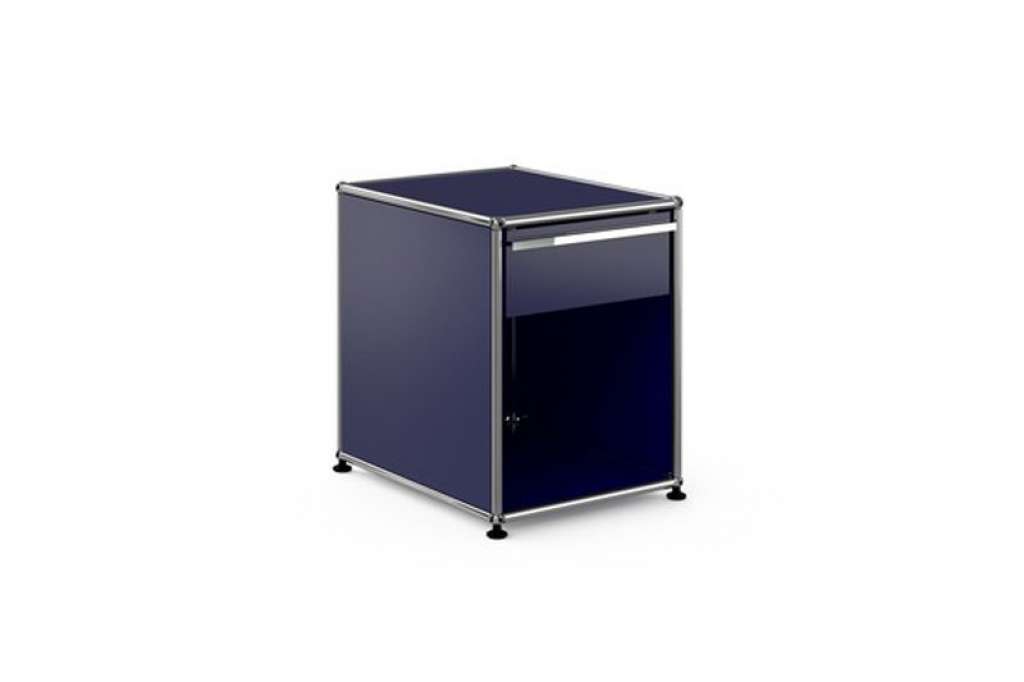 USM Haller - Beistelltisch - stahlblau - indoor