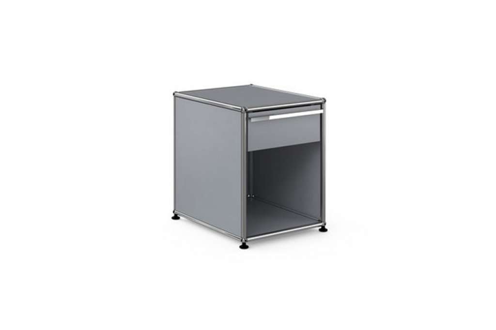 USM Haller - Beistelltisch - mattsilber - indoor