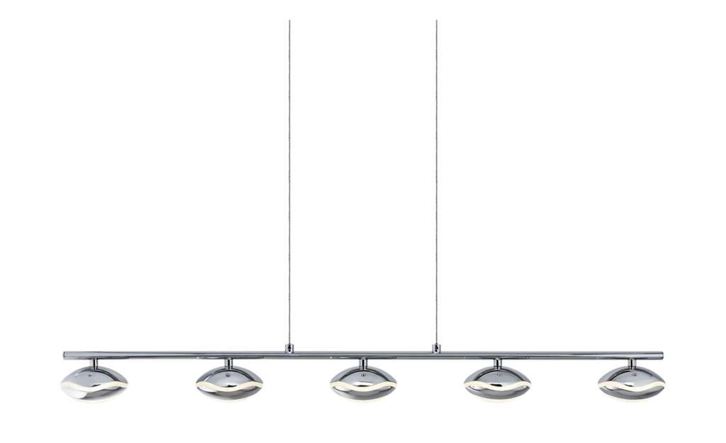 Paul Sommerkamp Leuchten LED-Pendelleuchte, 5-flammig ¦ silber ¦ Maße (cm): B: 10 H: 150 Lampen & Leuchten > LED-Leuchten > LED-Pendelleuchten - Höffner