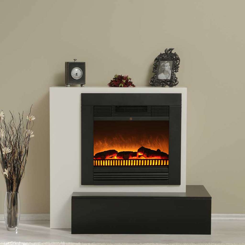 Dekokamin in Weiß und Schwarz modern