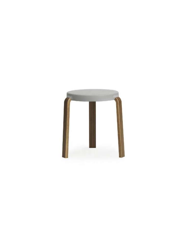 Normann Copenhagen - Tap Hocker - Walnut/ grey - indoor
