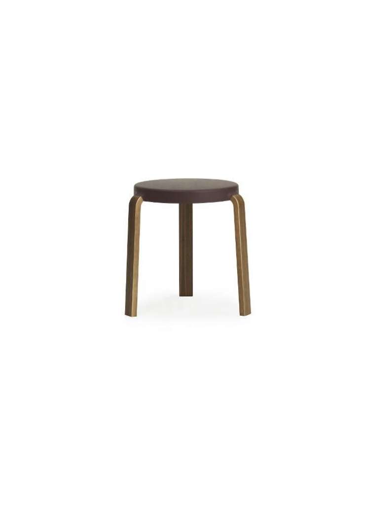 Normann Copenhagen - Tap Hocker - Walnut/ aubergine - indoor