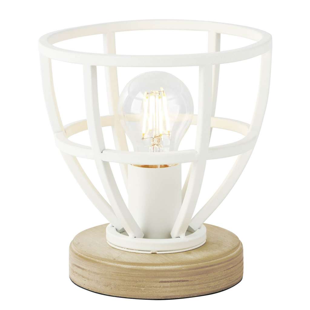 home24 Tischleuchte Matrix Wood I