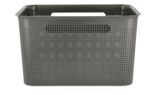 Aufbewahrungsbox ¦ grau ¦ Maße (cm): B: 36 H: 21 T: 26 Regale > Regal-Aufbewahrungsboxen - Höffner