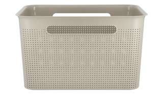Aufbewahrungsbox ¦ beige ¦ Maße (cm): B: 36 H: 21 T: 26 Regale > Regal-Aufbewahrungsboxen - Höffner