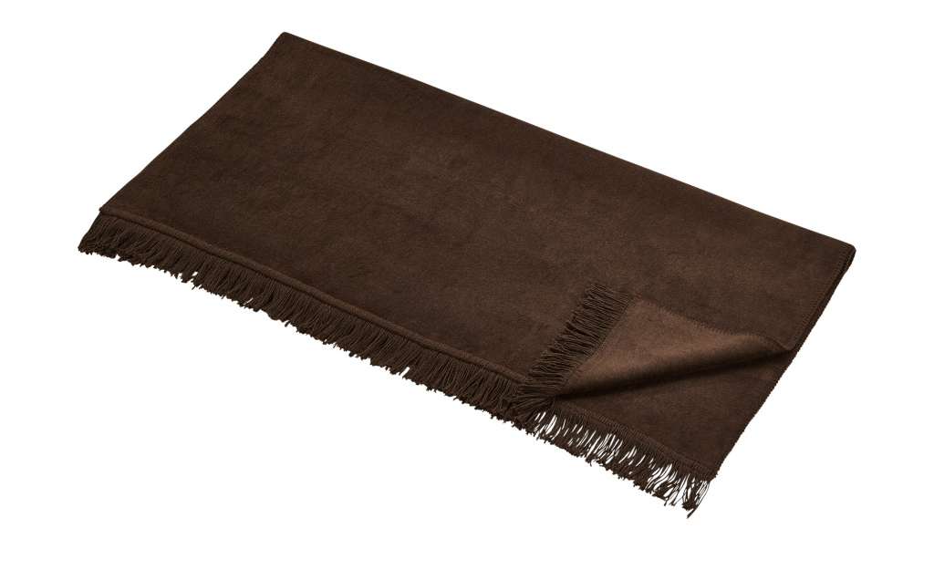 LAVIDA Sofaläufer  Uni ¦ braun ¦ 60% Baumwolle, 40% Polyacryl  ¦ Maße (cm): B: 100 Bettwaren > Tagesdecken & Bettüberwürfe - Höffner