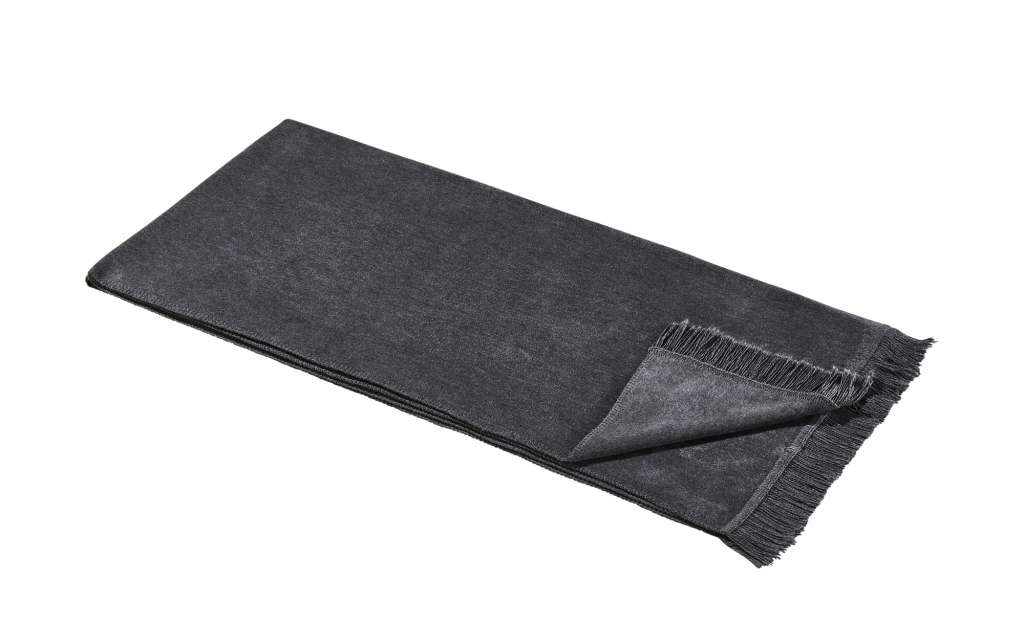 LAVIDA Sofaläufer  Uni ¦ grau ¦ 60% Baumwolle, 40% Polyacryl  ¦ Maße (cm): B: 100 Bettwaren > Tagesdecken & Bettüberwürfe - Höffner