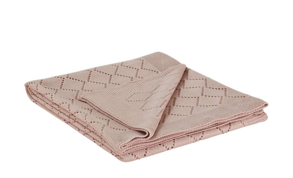 LAVIDA Strick-Plaid  Viola ¦ rosa/pink ¦ 100% Polyacryl  ¦ Maße (cm): B: 130 Heimtextilien > Kuscheldecken - Höffner