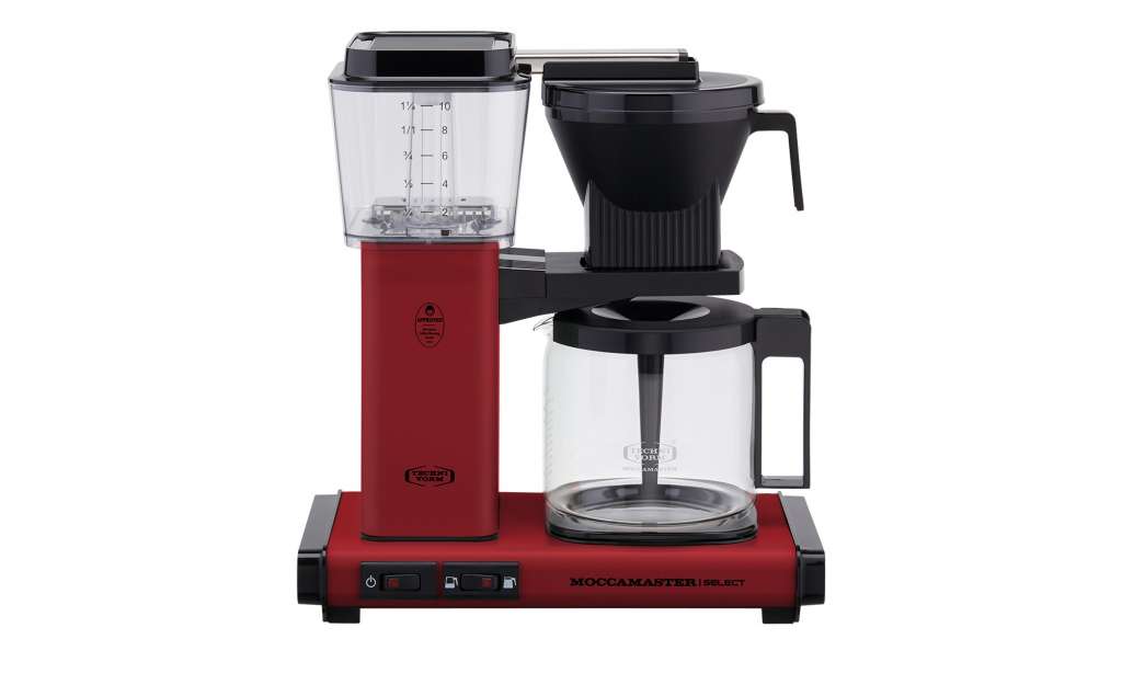 Moccamaster Kaffeautomat  KBG Select Brick Red ¦ rot ¦ Metall-lackiert, Glas , Kunststoff ¦ Maße (cm): B: 32 H: 36 T: 17 Elektrokleingeräte > Kaffee & Espressomaschinen - Höffner