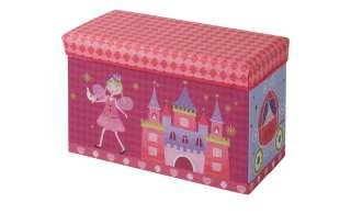 Sitzbank mit Stauraum ¦ rosa/pink ¦ Bezug: 100% Polyester Füllung: 100% Polyurethan Einlagen aus Pappe ¦ Maße (cm): B: 60 H: 30,5 T: 35 Baby > Unterwegs > Boxen - Höffner