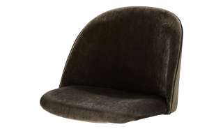 Sitzschale   Baldwin ¦ braun ¦ Kunststoff, Stoff (100% Polyester) ¦ Maße (cm): B: 50 H: 51 T: 40 Sonstiges Zubehör - Höffner