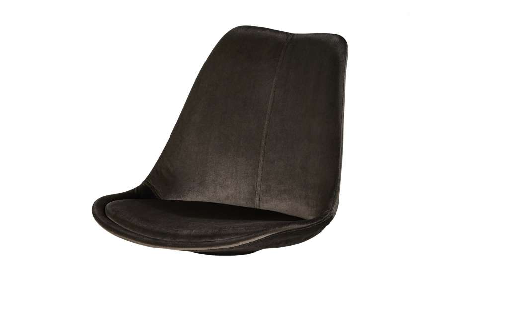 Sitzschale   Baldwin ¦ braun ¦ Kunststoff, Stoff (100% Polyester) ¦ Maße (cm): B: 48,5 H: 45 T: 51 Sonstiges Zubehör - Höffner