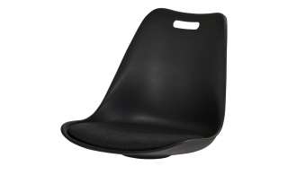Sitzschale   Baldwin ¦ grau ¦ Kunststoff, Stoff (100% Polyester) ¦ Maße (cm): B: 48,5 H: 45 T: 54 Sonstiges Zubehör - Höffner