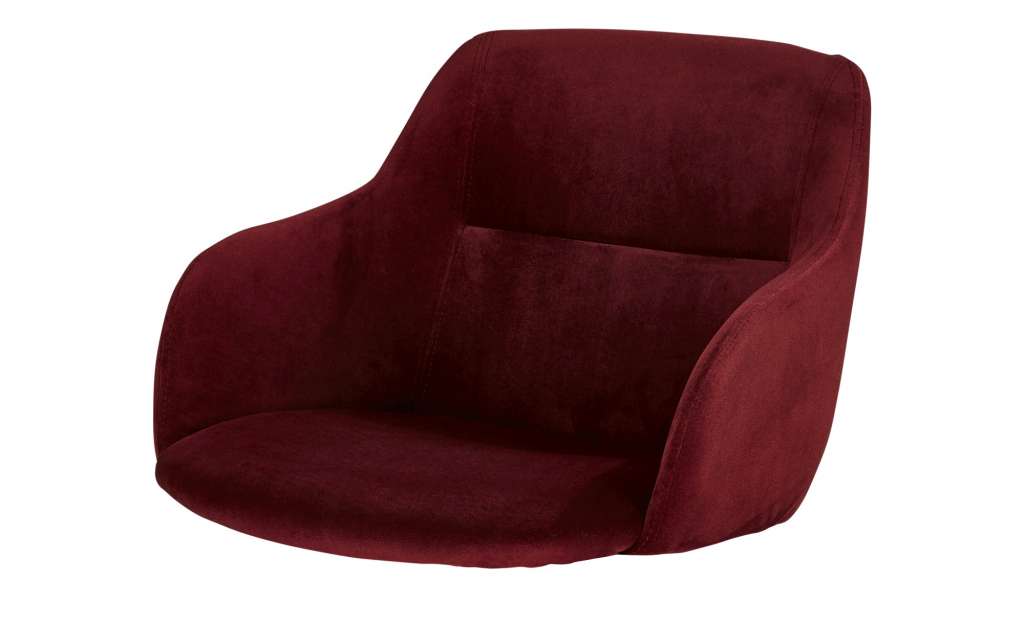 Sitzschale   Baldwin ¦ rot ¦ Kunststoff, Stoff (100% Polyester) ¦ Maße (cm): B: 54 H: 40 T: 57 Sonstiges Zubehör - Höffner