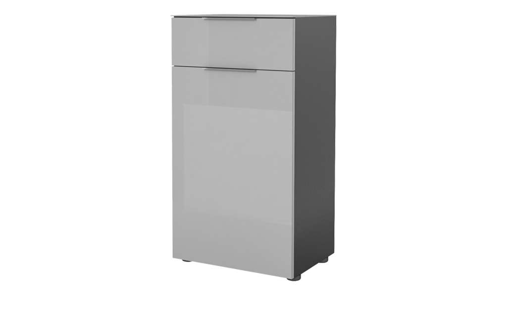 Schuhschrank  Vitreo ¦ grau ¦ Maße (cm): B: 52,6 H: 99,8 T: 40 Garderoben & Kleiderstangen > Schuhschränke - Höffner