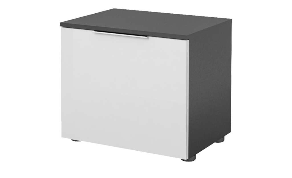 Garderobenbank  Vitreo ¦ weiß ¦ Maße (cm): B: 52,6 H: 46,4 T: 40 Garderoben & Kleiderstangen > Garderobenbänke & Schuhbänke - Höffner