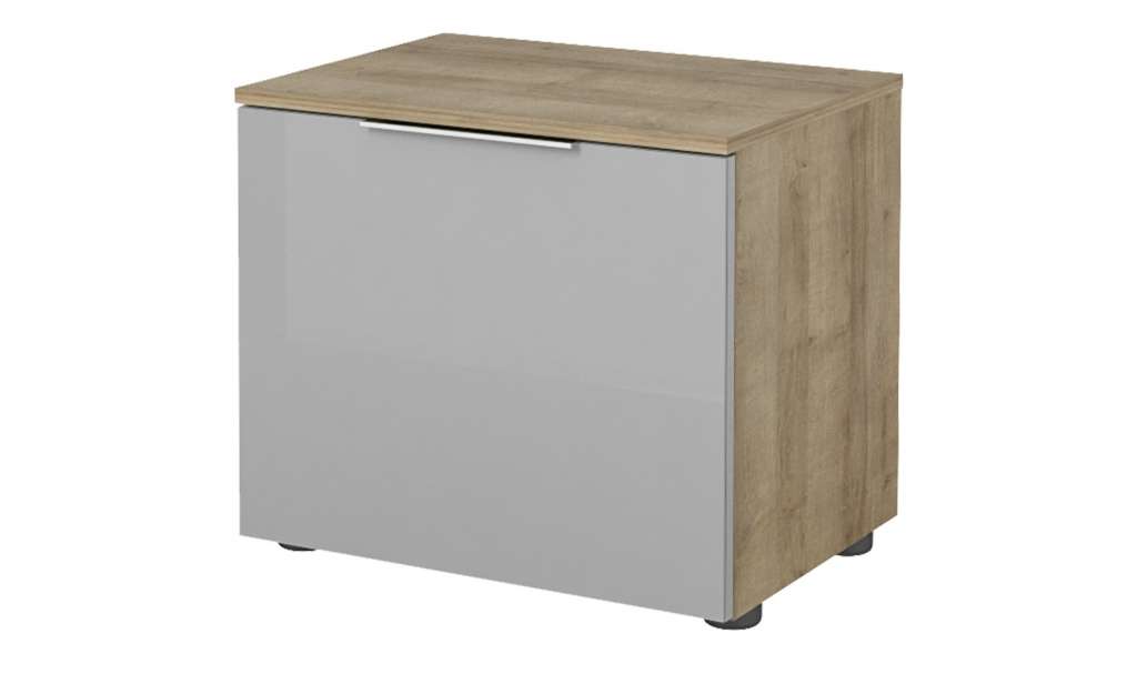 Garderobenbank  Vitreo ¦ grau ¦ Maße (cm): B: 52,6 H: 46,4 T: 40 Garderoben & Kleiderstangen > Garderobenbänke & Schuhbänke - Höffner