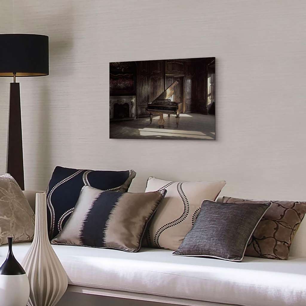 home24 Metallbild Altes Klavier