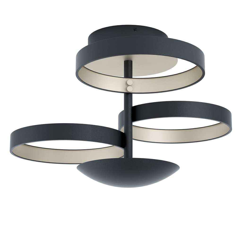 home24 LED-Deckenleuchte Gromola