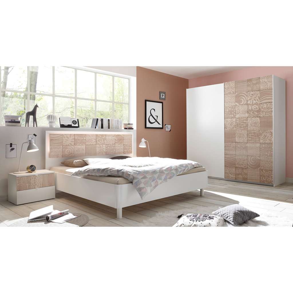 home24 Schlafzimmerset Laussonne I (4-teilig)