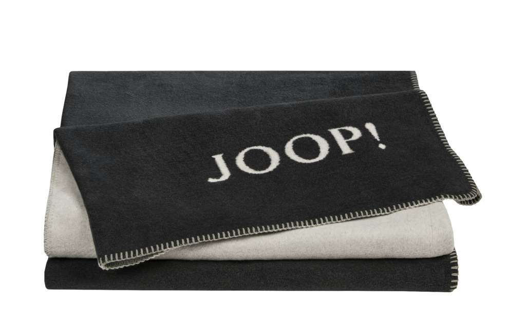 JOOP! Wohndecke  Joop! Uni-Doubleface ¦ grau ¦ 58% Baumwolle 35% Polyacryl, 7% Polyester ¦ Maße (cm): B: 150 Heimtextilien > Kuscheldecken - Höffner