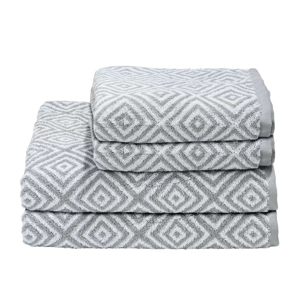 home24 Handtuchset Day Diamond II (4-teilig)