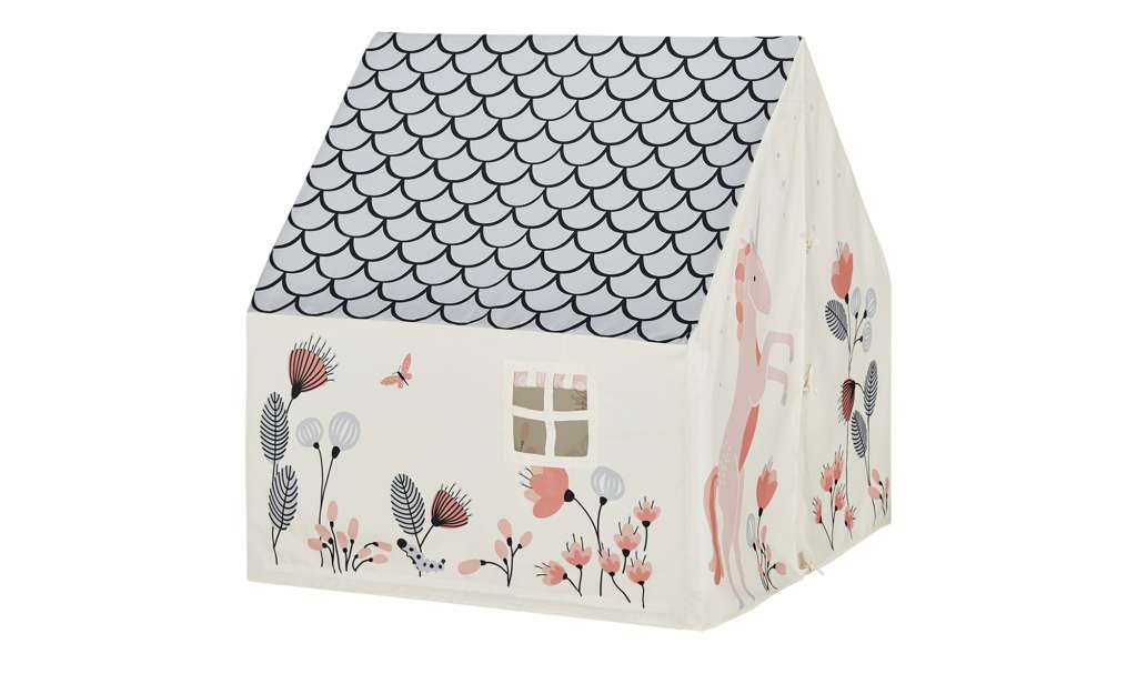 Spielhaus ¦ creme ¦ Bezug: 100% Baumwolle, Gestänge: Kiefernholz massiv ¦ Maße (cm): B: 112 H: 121 T: 112 Baby > Spielen > Spielzelte - Höffner