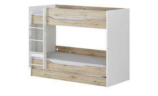 PAIDI Etagenbett mit Leiter  Fionn ¦ weiß ¦ Maße (cm): B: 206 H: 160,8 T: 105,3 Kindermöbel > Kinderbetten - Höffner