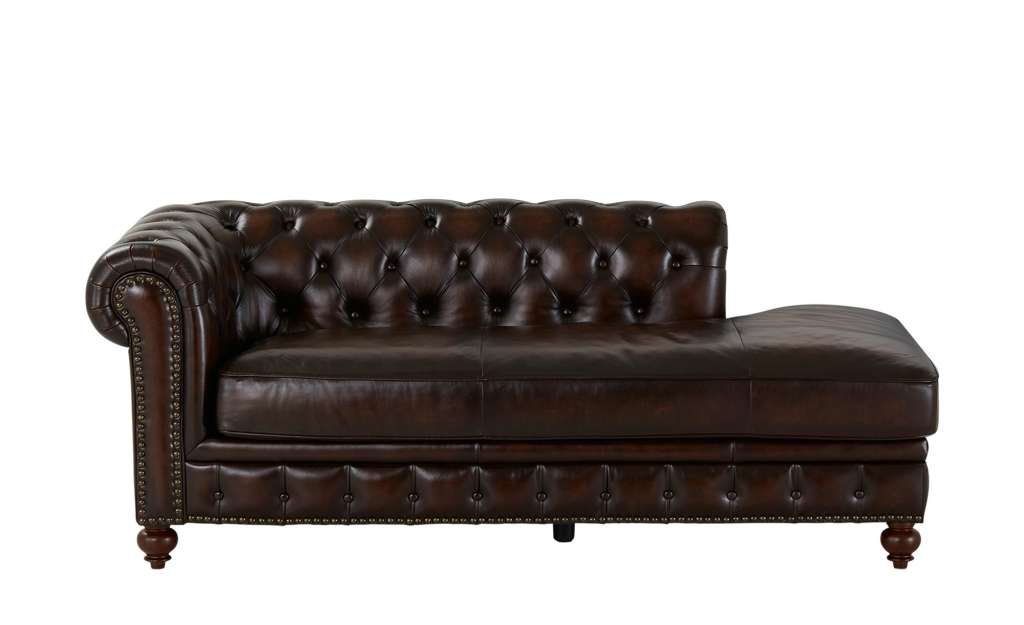 uno Recamiere  Chesterfield ¦ braun ¦ Maße (cm): B: 197 H: 80 T: 102 Polstermöbel > Sofas > Einzelsofas - Höffner