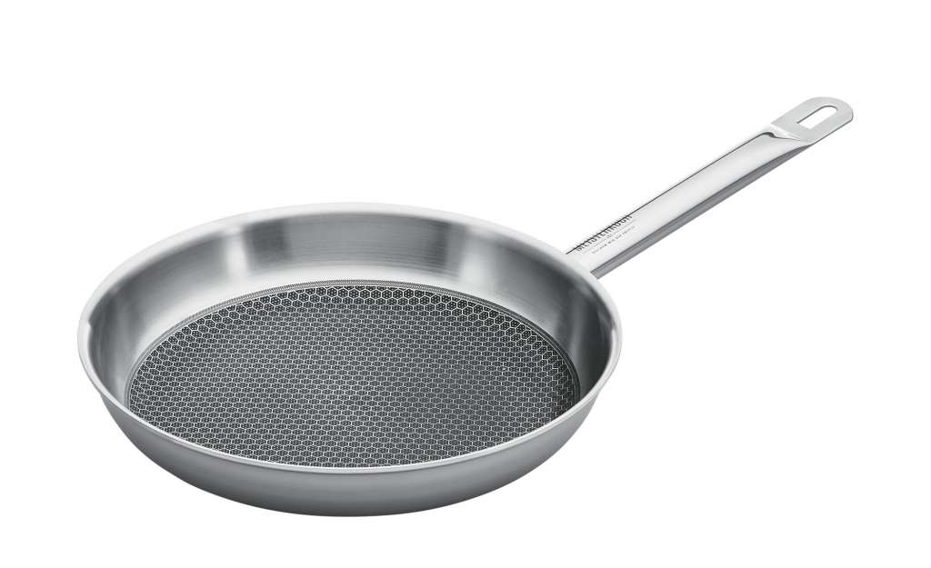 Meisterkoch Edelstahlpfanne ¦ silber ¦ Edelstahl ¦ Maße (cm): H: 4,8 Ø: [28.0] Töpfe & Pfannen & Zubehör > Pfannen > Universalpfannen - Höffner