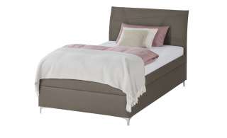 Polsterbett  Lerryn ¦ braun ¦ Maße (cm): B: 146 H: 110 T: 215 Betten > Polsterbetten - Höffner