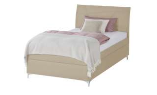 Polsterbett  Lerryn ¦ beige ¦ Maße (cm): B: 146 H: 110 T: 215 Betten > Polsterbetten - Höffner