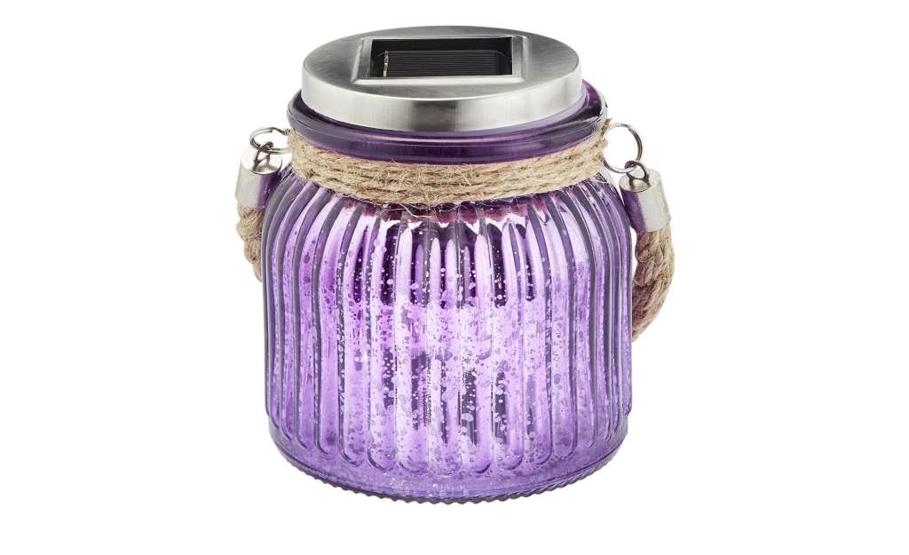 Paul Neuhaus Solar-Glas ¦ lila/violett ¦ Maße (cm): B: 11,5 H: 11,5 Ø: [11.0] Lampen & Leuchten > Außenleuchten - Höffner
