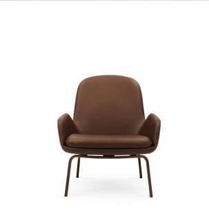 Normann Copenhagen - Era Sessel Holzgestell - Leder Tango 41598 - Walnuss - indoor