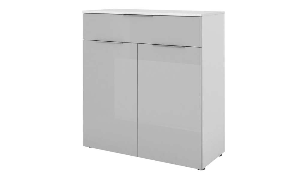 Schuhschrank  Vitreo ¦ grau ¦ Maße (cm): B: 90,2 H: 99,8 T: 40 Garderoben & Kleiderstangen > Schuhschränke - Höffner