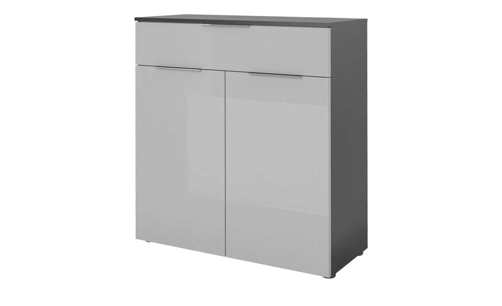 Schuhschrank  Vitreo ¦ grau ¦ Maße (cm): B: 90,2 H: 99,8 T: 40 Garderoben & Kleiderstangen > Schuhschränke - Höffner