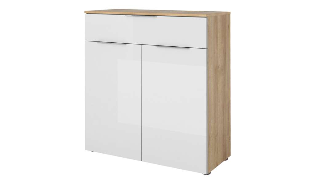 Schuhschrank  Vitreo ¦ weiß ¦ Maße (cm): B: 90,2 H: 99,8 T: 40 Garderoben & Kleiderstangen > Schuhschränke - Höffner