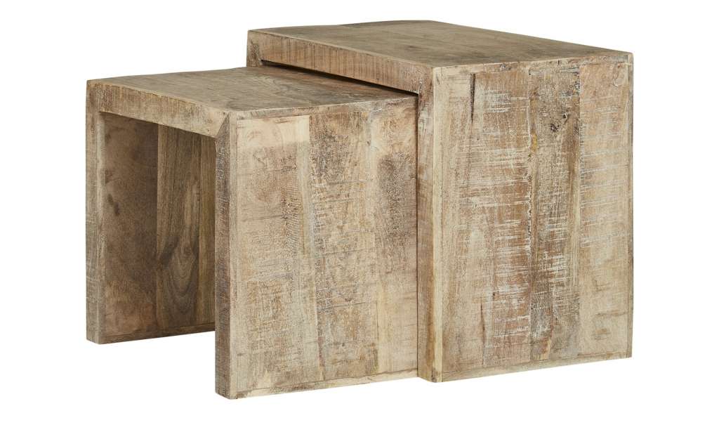 Beistelltisch-Set  Quarter ¦ holzfarben Tische > Beistelltische > Beistelltische ohne Rollen - Höffner