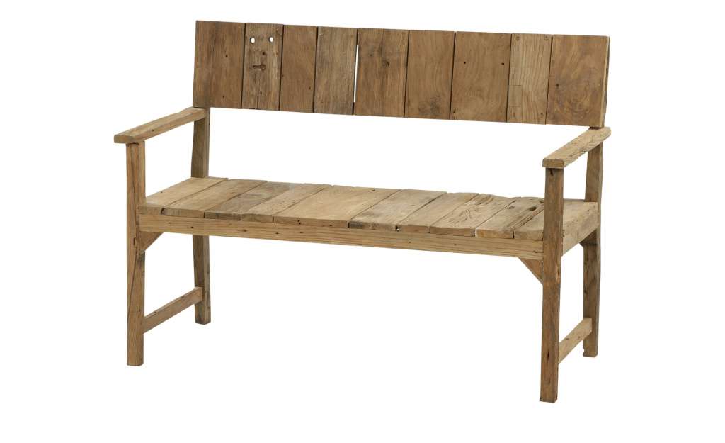 Bank   Loreo ¦ holzfarben ¦ Maße (cm): B: 124 H: 90 T: 60 Garten > Gartenmöbel > Gartenbänke - Höffner