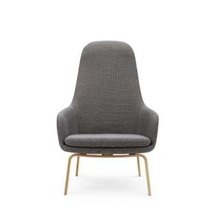 Normann Copenhagen - Era Sessel hoch mit Holzgestell - Stoff Breeze Fusion 4004 - Eiche - indoor