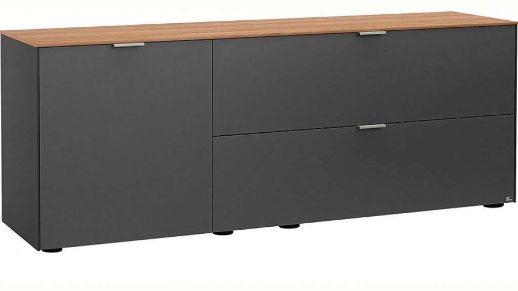set one by Musterring Lowboard »Chicago«, mit 1 Klappe, 1 Tür und 1 Schublade