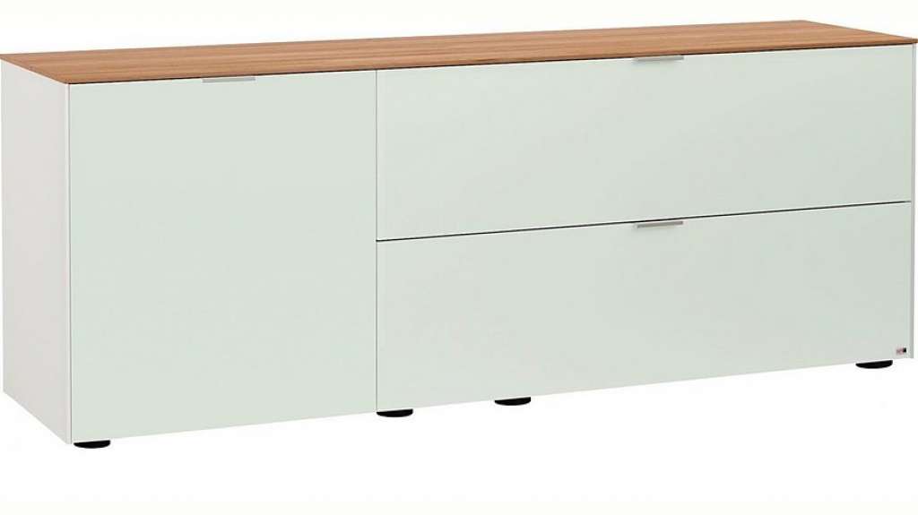 set one by Musterring Lowboard »Chicago«, mit 1 Klappe, 1 Tür und 1 Schublade