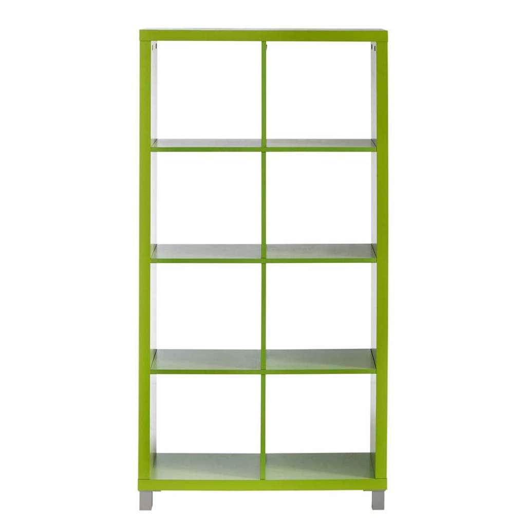 Design Standregal in Grün modern