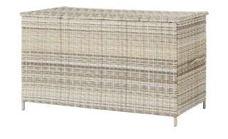a casa mia Kissenbox  Sylt ¦ creme ¦ Aluminium pulverbeschichtet/ PE-Geflecht ¦ Maße (cm): B: 160 H: 94 T: 85 Garten > Gartenzubehör > Gartenaufbewahrung - Höffner