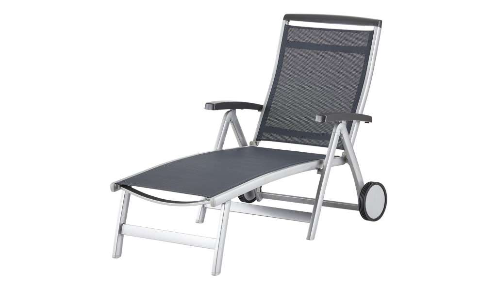 Sieger Klapprollliege  Royal ¦ grau ¦ Maße (cm): B: 70 H: 100 Garten > Gartenmöbel > Gartenliegen - Höffner