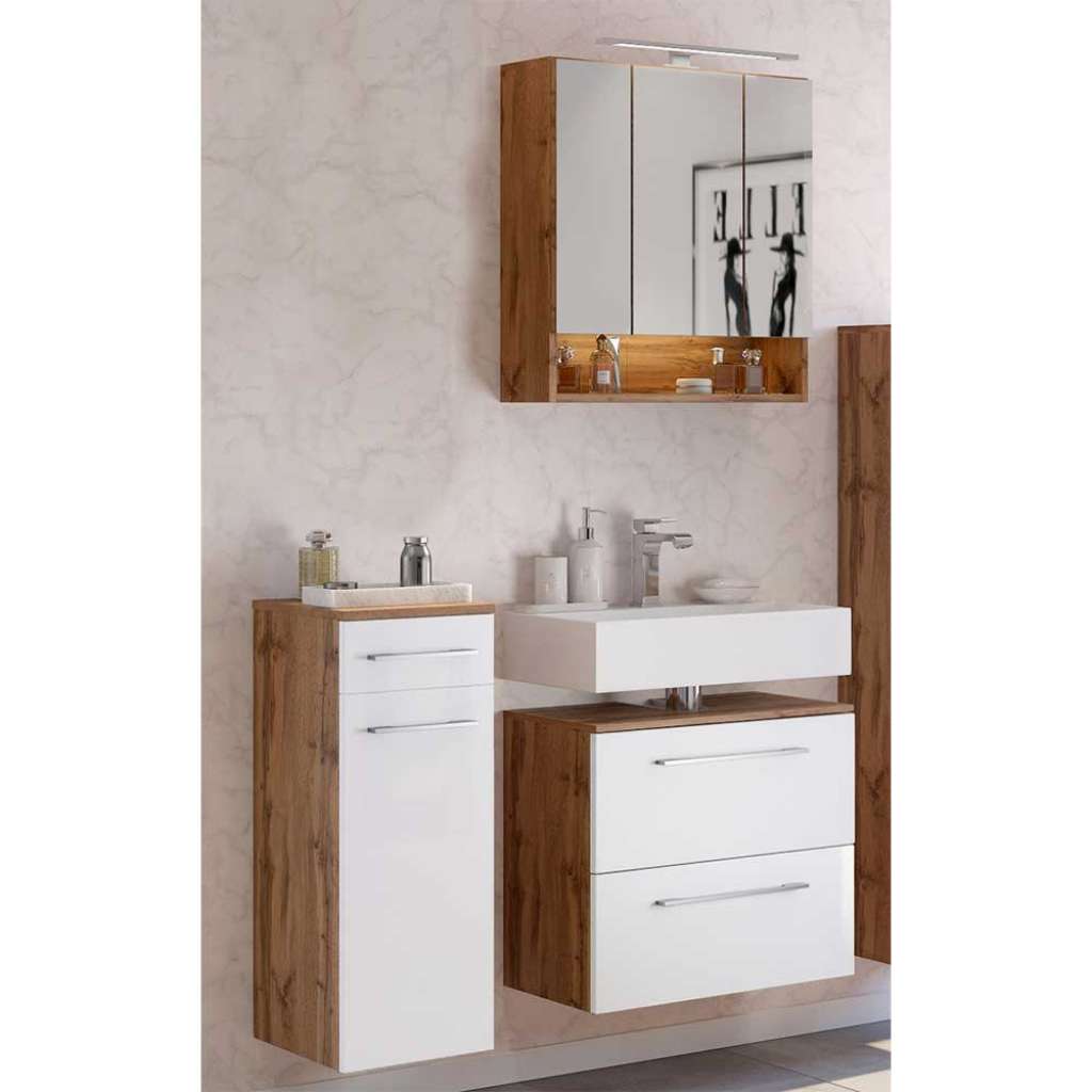 Modernes Möbel Set für Badezimmer LED Beleuchtung (3-teilig)