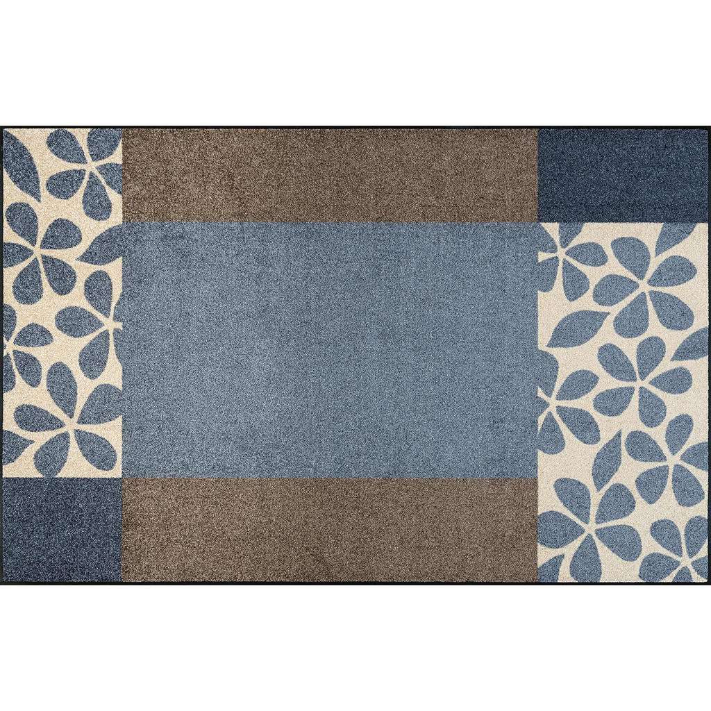 FUßMATTE 115/175 cm Graphik Grau, Beige
